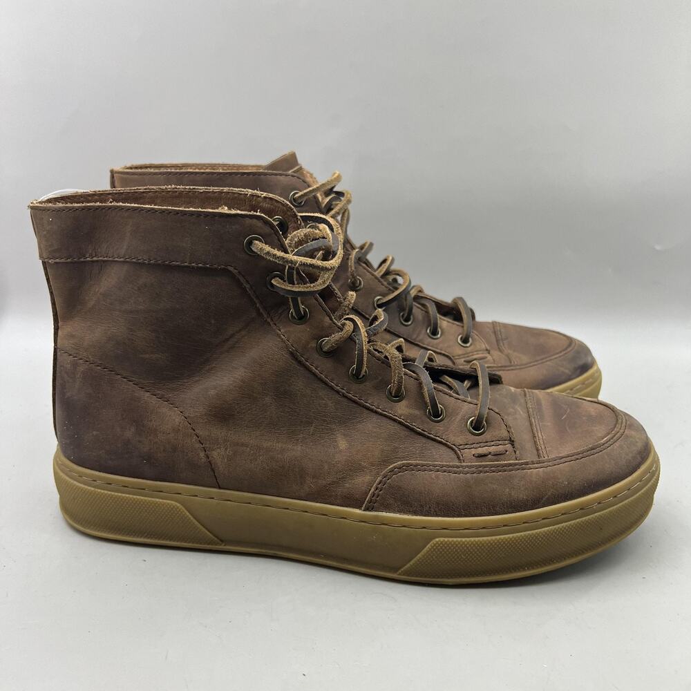 Frye Hoyt Chukka Leather Boots Men Size 10.5 Brown Ankle Lace Up Casual Shoes